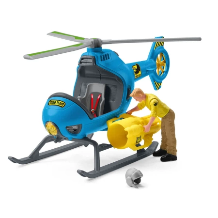 Schleich 41468 Zestaw Dinozaur Helikopter Tapeżara figurka kolekcjonerska
