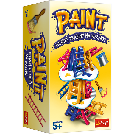 PAINT Gra planszowa zręcznościowa drabiny Trefl 5+