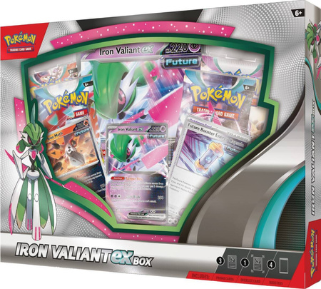 OUTLET Pokemon TCG karty ORYGINALNE Ex Box Iron Valiant NOWY DUŻY ZESTAW KART 2023
