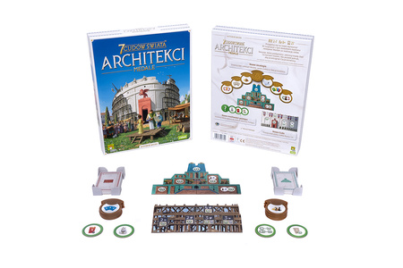 Architekci 7 Cudów Świata gra planszowa: ROZSZERZENIE DODATEK Medale 2 cuda