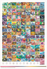 Pokemon karty 151 WIELKI METROWY PLAKAT 68x99cm kolekcja Pokemonów ORYGINAŁ