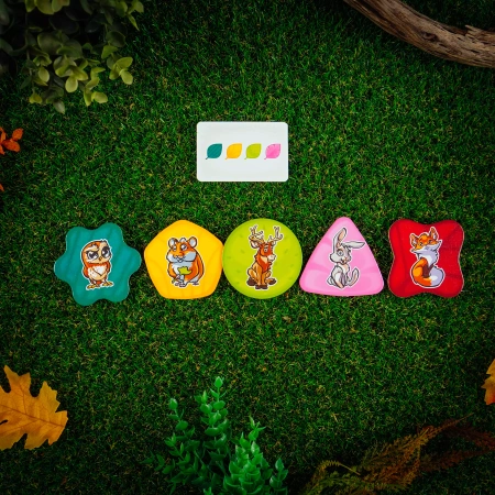 OUTLET CO W PUSZCZY PISZCZY gra planszowa dla dzieci KOOPERACYJNA UCZY WSPÓŁPRACY