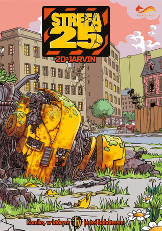 STREFA 25 KOMIKS PARAGRAFOWY DLA DOROSŁYCH książka gra paragrafowa POST APO