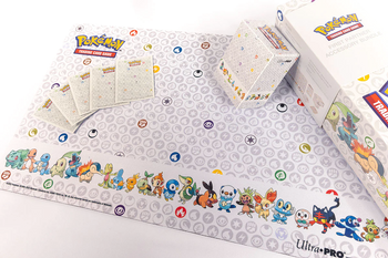 OUTLET 4w1 zestaw akcesoriów Pokemon deck box, koszulki pudło na 700 kart i mata