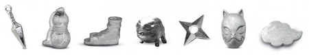 ZESTAW 5w1 MONOPOLY Naruto + 4 figurki ANIME dla fanów figurka PREMIUM