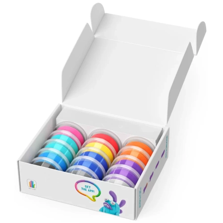 Hey Clay MEGA ZESTAW Masa Plastyczna BESTIE potwory AKCESORIA +15 KUBECZKÓW