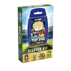 KARTY PIŁKARSIE STARTER KIT Top Trumps światowe gwiazdy futbolu ANGIELSKIE