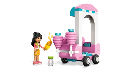 LEGO FRIENDS 42643 STOISKO KAWIARNIA Z WATĄ CUKROWĄ skuter klocki figurki