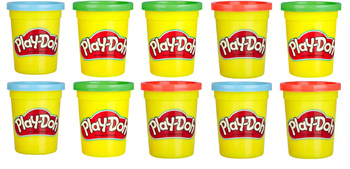 10w1 ZESTAW PLAY DOH CIASTOLINA DUŻA TUBA sensoryczna masa plastyczna 1120g