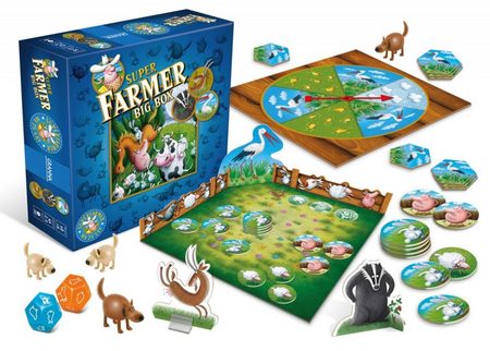 SUPER FARMER BIG BOX Super Farmer zwierzęta z farmy gra ekonomiczna 6+