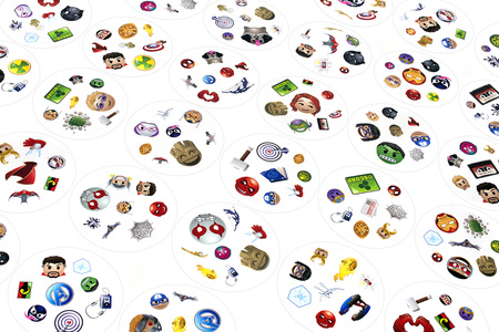 DOBBLE MARVEL EMOJI gra planszowa karciana karty doble EKOLOGICZNA