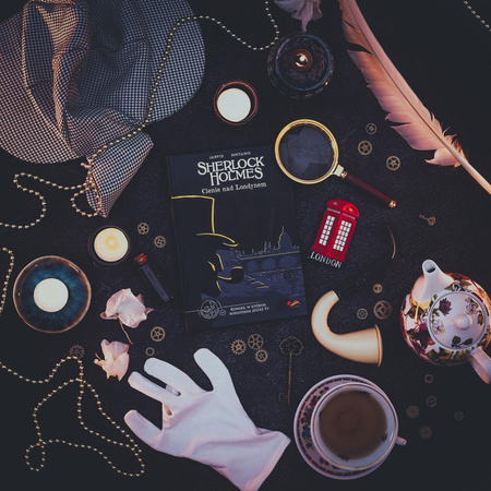 Sherlock Holmes Cienie nad Londynem książka gra paragrafowa komiks ED. PL