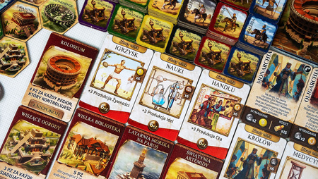 Mosaic gra planszowa strategiczna Portal Games cywilizacja budowa rozwój