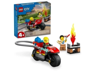 LEGO City 60410 Straż Pożarna Motocykl ratunkowy grill klocki +2 FIGURKI