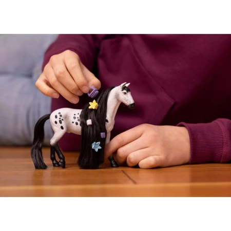 Schleich 42622 OGIER RASY KNABSTRUPPER PIĘKNE WŁOSY FIGURKA konia koń Sofia