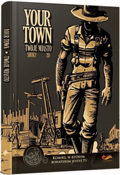 OUTLET YOUR TOWN Twoje miasto komiks książka gra planszowa paragrafowa ED. POLSKA