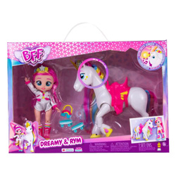 Dreamy lalka BFF Cry Babies akcesoria jednorożec koń dla lalek DŹWIĘK ŚWIECI