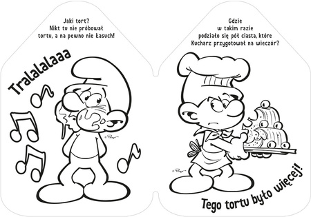SMERFY KOLOROWANKA +NAKLEJKI nalepki książeczka kredeczka książka dla dzieci