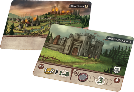 GLEN MORE II KRONIKI gra planszowa STRATEGICZNA WIELKA W TYM 8 ROZSZERZEŃ