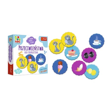 PRZECIWIEŃSTWA GRA EDUKACYJNA DLA DZIECI 2-3 LATA ABC żłobek przedszkole