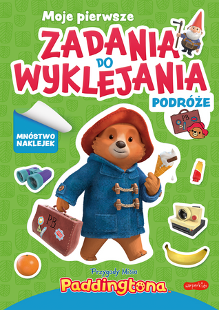 PRZYGODY MISIA PADDINGTONA Zadania Podróże nalepki naklejki dla dzieci