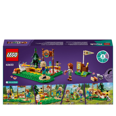 LEGO Friends 42622 STRZELNICA LETNI OBÓZ ŁUCZNICZY LEŚNY figurki 157 klocków