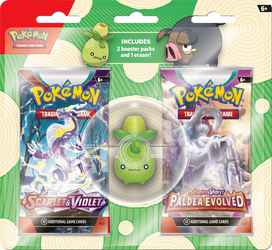SMOLIV FIGURKA GUMKA +2x BOOSTER karty POKEMON TCG ORYGINALNE KARTY