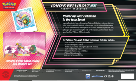 Pokemon TCG WIELKI ZESTAW KART PREMIUM COLLECTION karty Iono’s Bellibolt ex