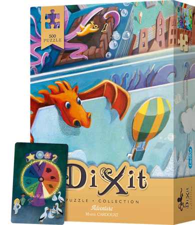 5x Puzzle DIXIT gra 500 elementów +5x mini dodatek rozszerzenie KARTA PROMO