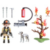 Playmobil City 70310 STRAŻ POŻARNA +PIES skrzynka Action strażak pożar ogień