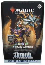 OUTLET Tarkir: Dragonstorm Talia Commander Abzan Armor Magic the Gathering MtG