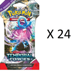 BOOSTER BOX CASE Temporal Forces karty Pokemon TCG 24 BOOSTERY ORYGINALNE