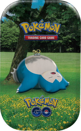 Karty Pokémon Go TCG Tin Puszka 2x booster moneta Snorlax ORYGINALNE KARTY