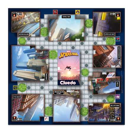 CLUEDO Spiderman gra planszowa kludo Hasbro polska edycja ORYGINALNA