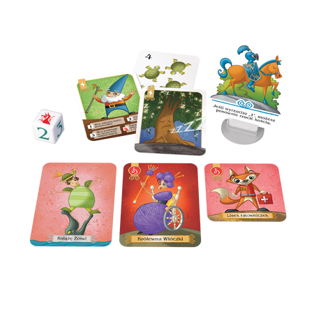 ŚPIĄCE KRÓLEWNY 2 GRA PLANSZOWA KARCIANA KARTY DLA DZIECI RODZINY SENIORÓW