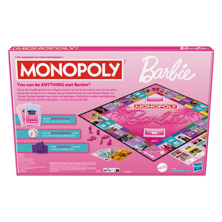 MONOPOLY HASBRO LALKA BARBIE gra planszowa monopol ORYGINALNA EDYCJA POLSKA