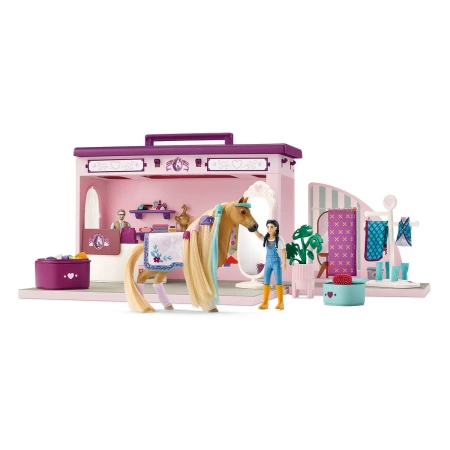 Schleich 42587 Sklepik dla koni Sophia's Beauties koń figurka PREMIUM sesja