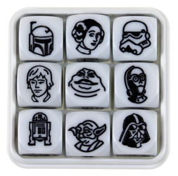 OUTLET KOŚCI OPOWIEŚCI Story Cubes STAR WARS +PUSZKA EKO gra kościana
