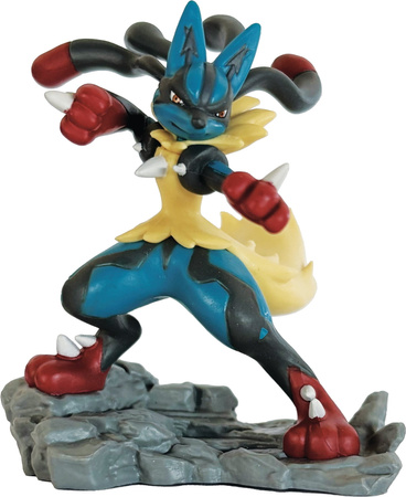 MEGA ZESTAW POKEMON TCG Lucario ex Figure Collection FIGURKA +5x BOOSTER