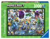 OUTLET Puzzle 1000 MINECRAFT Challenge puzle figurki PREMIUM QUALITY