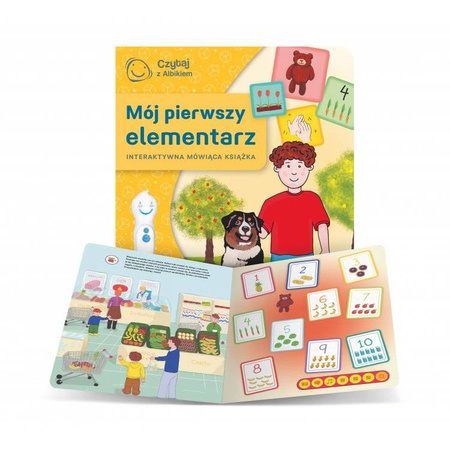 Czytaj z Albikiem Książka MÓJ PIERWSZY ELEMENTARZ Albik