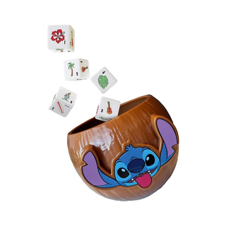 Yahtzee Stitch gra planszowa kościana KOŚCI poker ilustrowana bajka STICZ