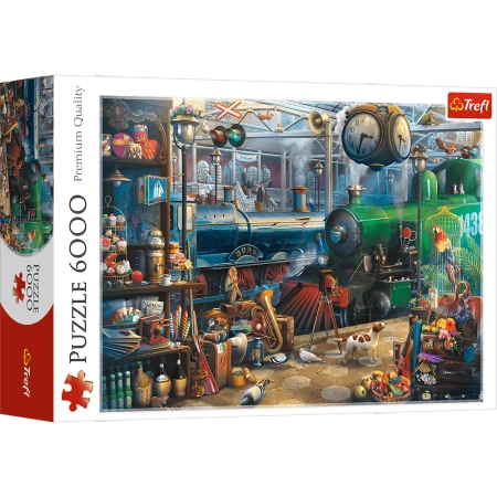 Puzzle STACJA KOLEJOWA pociągi pociąg puzle dla dorosłych 6000 elementów