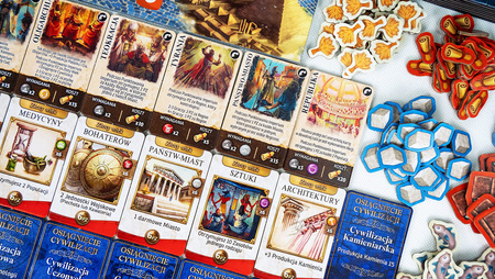 Mosaic gra planszowa strategiczna Portal Games cywilizacja budowa rozwój