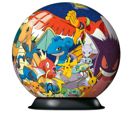 POKEMON 3D PUZZLE PREMIUM POKEMONY KULA karty Pokémon Pikachu ORYGINALNE