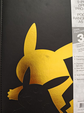 OUTLET Album PIKACHU na karty Pokemon klaser A4 Pro Binder z zamkiem ORYGINAŁ