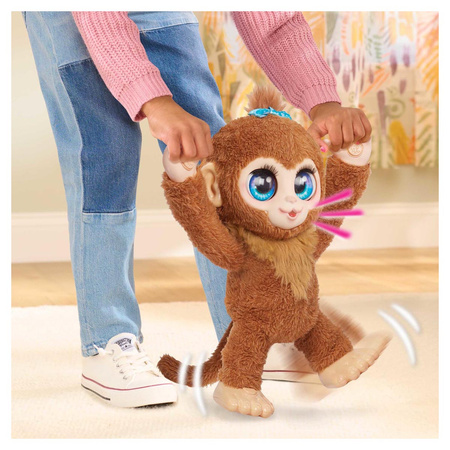 INTERAKTYWNA MAŁPKA FUR REAL maskotka 100 interakcji samodzielnie chodzi