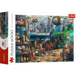 Puzzle STACJA KOLEJOWA pociągi pociąg puzle dla dorosłych 6000 elementów