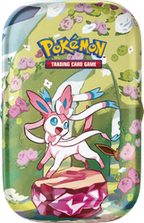 Pokemon Prismatic Evolutions Sylveon Tin Puszka 2 boostery ORYGINALNE KARTY