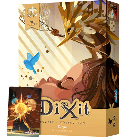 5x Puzzle DIXIT gra 500 elementów +5x mini dodatek rozszerzenie KARTA PROMO